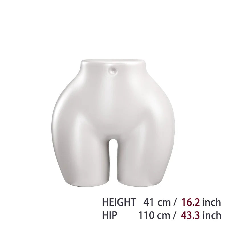 Brésilien BBL gros hanches corps féminin Mannequin torse africain grande taille fesses femmes factice en plastique pour sous-vêtements et vêtements affichage