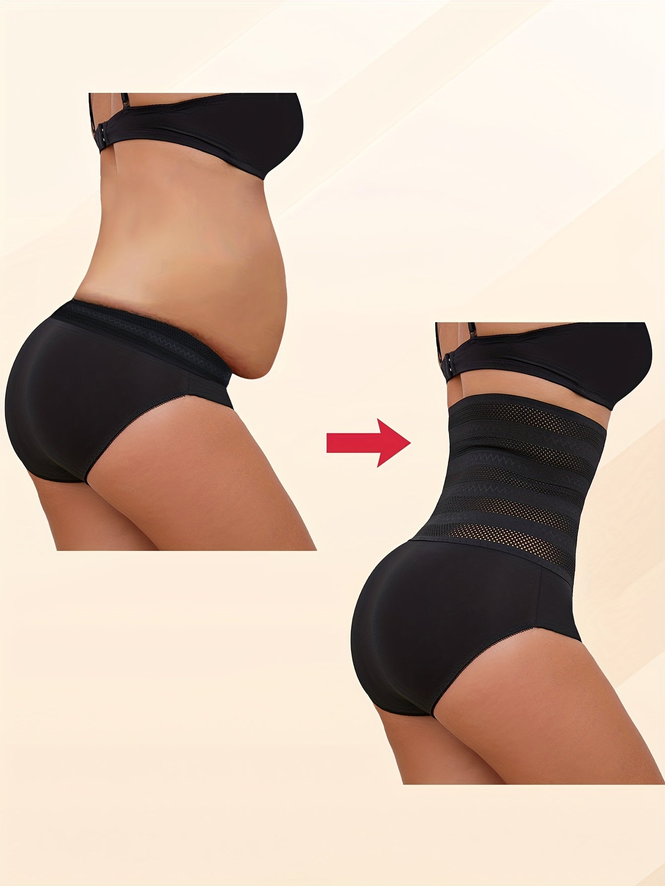 High-Waisted Shaping Panties for Women, Designed to Control The Abdomen And Lift The Hips.
