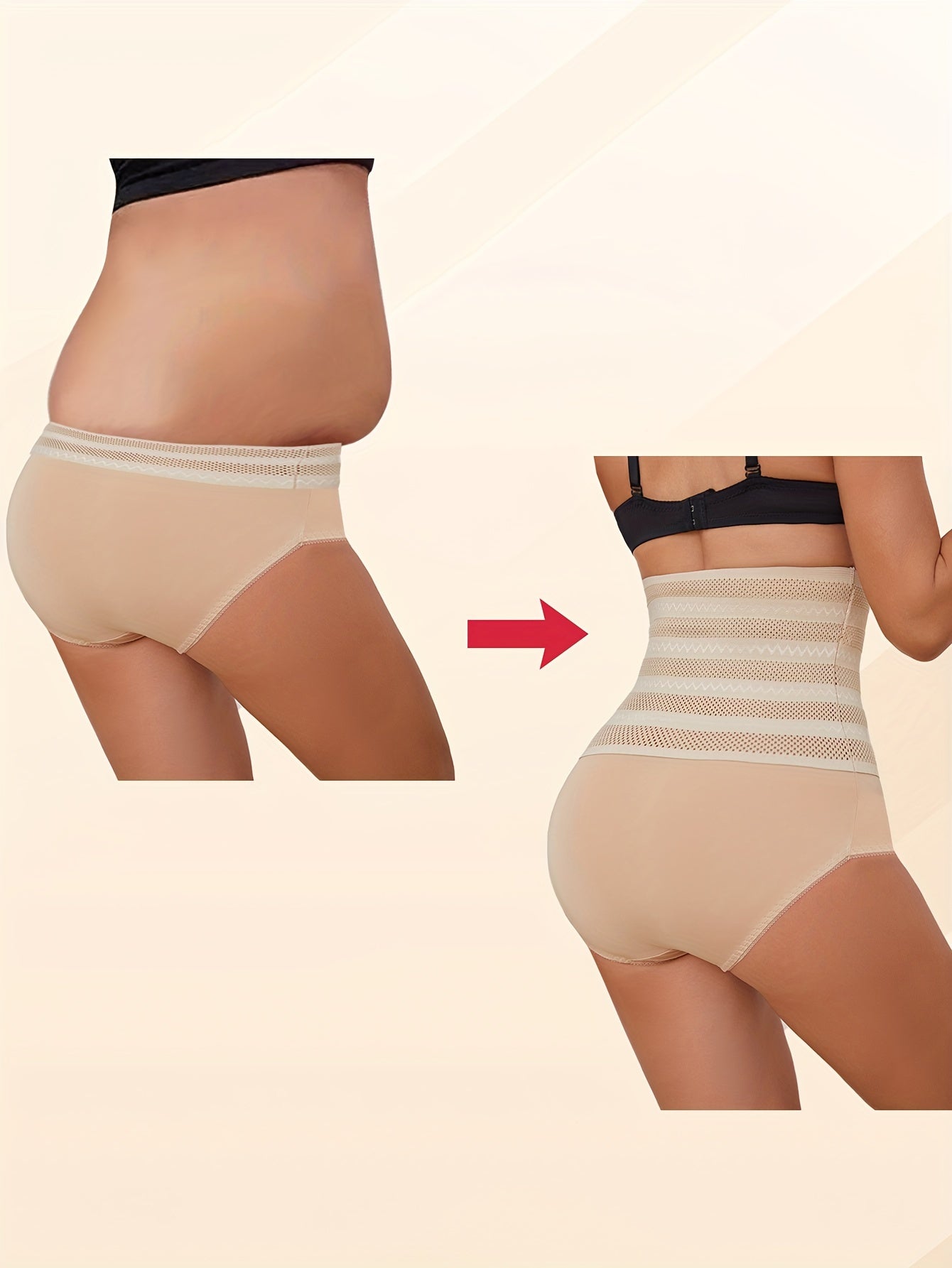 High-Waisted Shaping Panties for Women, Designed to Control The Abdomen And Lift The Hips.