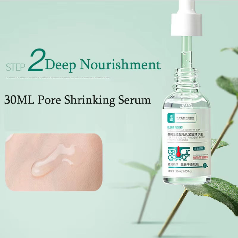 3Pcs/Set Salicylic Acid Oil Control Facial Skin Care Sets Serum Facial anti Acne Removal Moisturizing Face Skin Care Kit