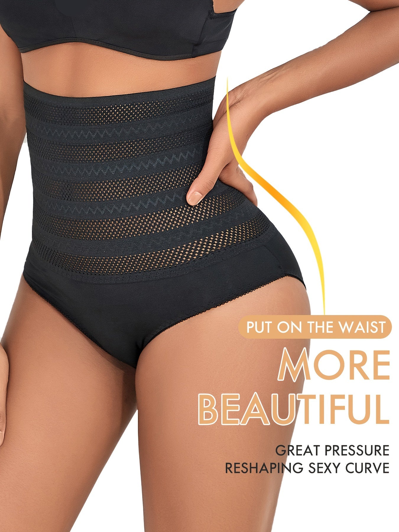 High-Waisted Shaping Panties for Women, Designed to Control The Abdomen And Lift The Hips.