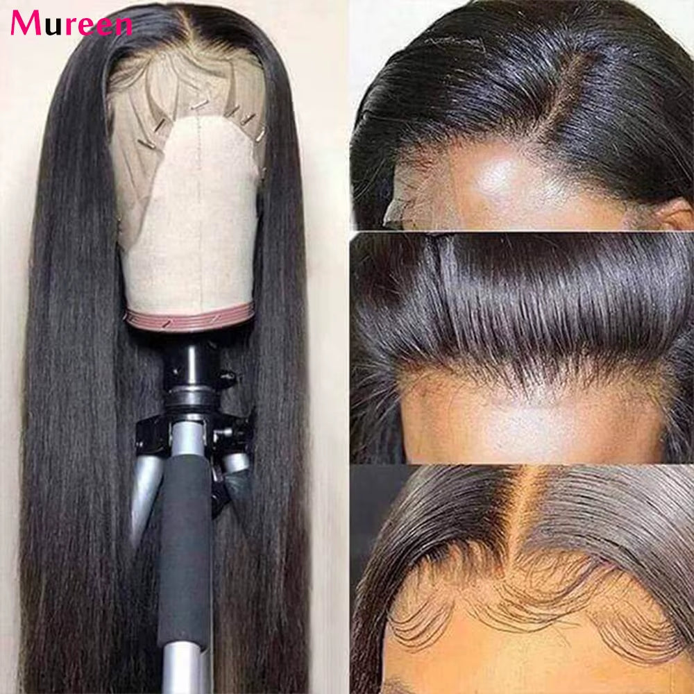 250% Density Straight Hair Lace Frontal Wig Human Hair 13X4 HD Lace Front Wig for Women Human Hair Wigs