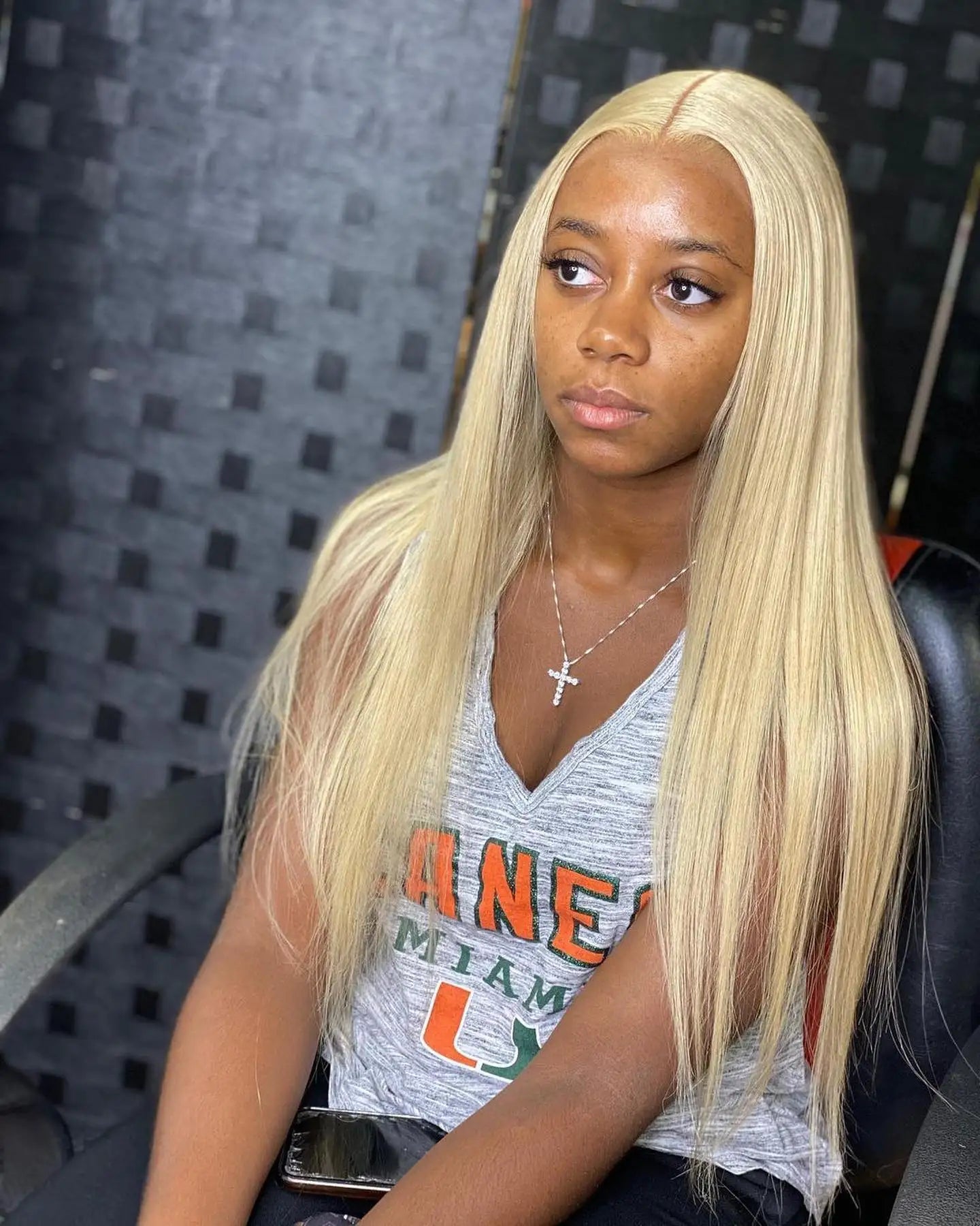 Perruque Lace Frontal Wig brésilienne naturelle, cheveux lisses, blond 613 Hd, densité 220, 13x6, 13x4, couleur, pour femmes