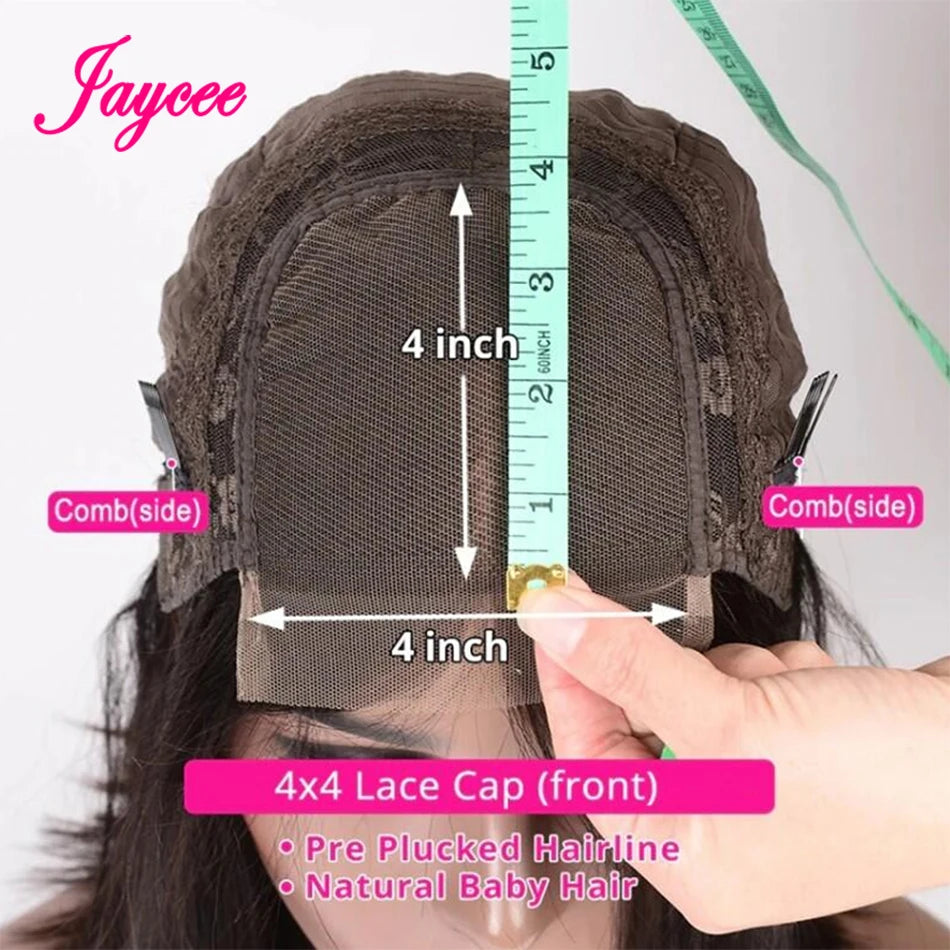 Wear matchs Go-Perruque Bob Brésilienne Naturelle, Cheveux Courts Lisses, Sans Colle, HD, Lace Front Transparente, 180%