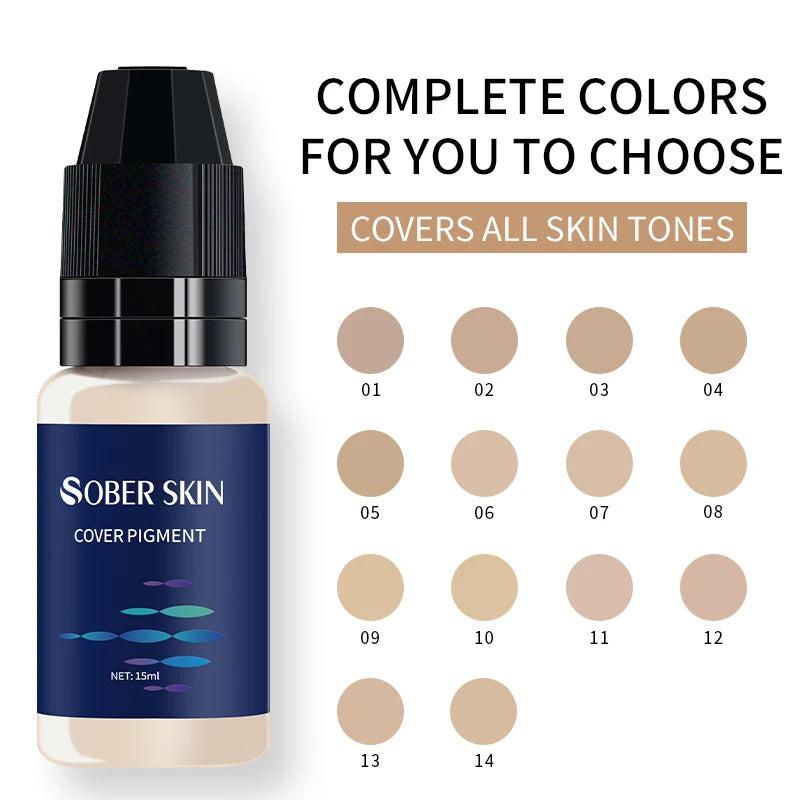 Skin Tone Stretch Mark Face Paint Scar Camouflage Tattoo Ink Scar Removal Pigmentation