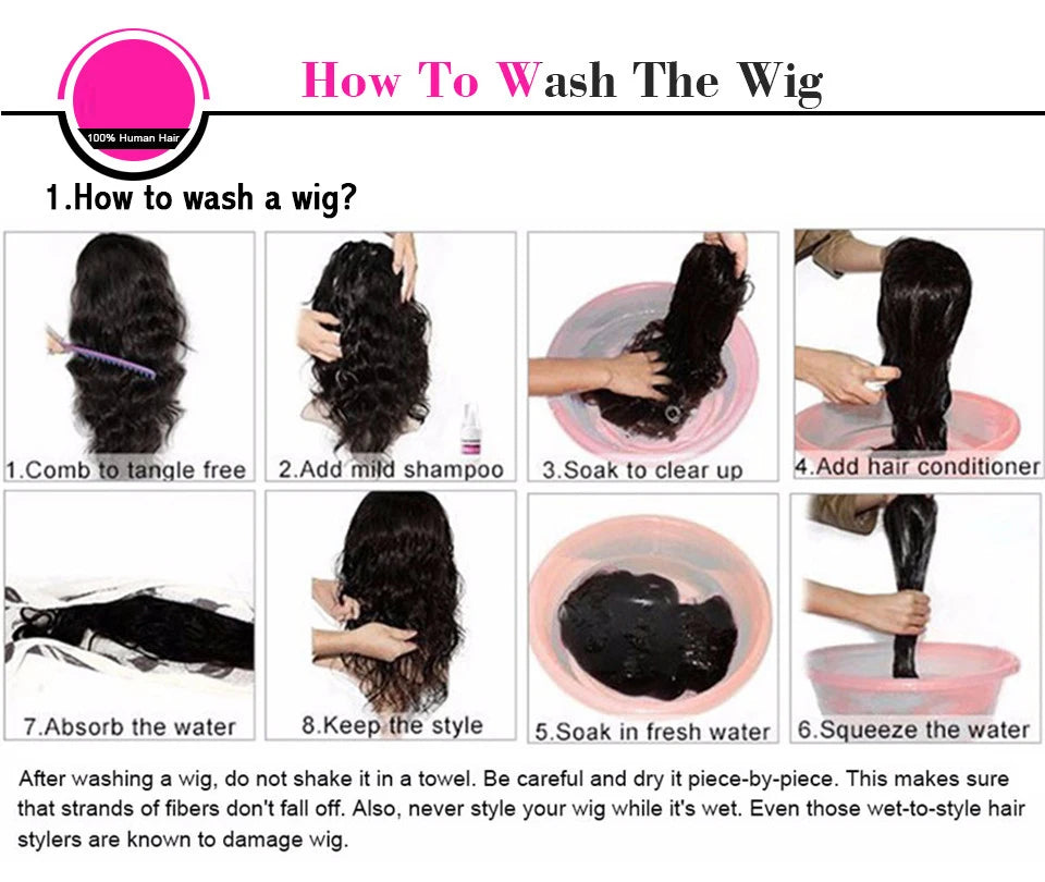 Wear matchs Go-Perruque Bob Brésilienne Naturelle, Cheveux Courts Lisses, Sans Colle, HD, Lace Front Transparente, 180%