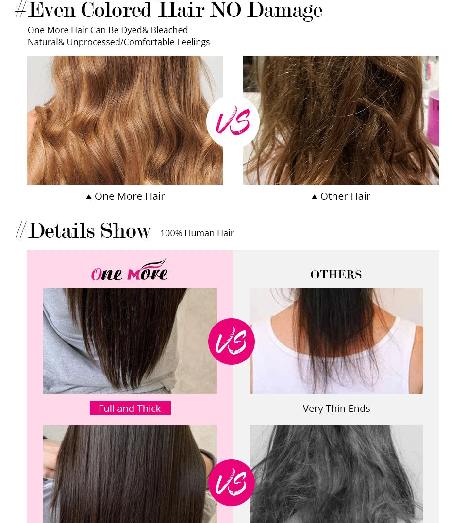 Extension de Cheveux Humains pour Tresses, Brun Foncé, Sans Trame