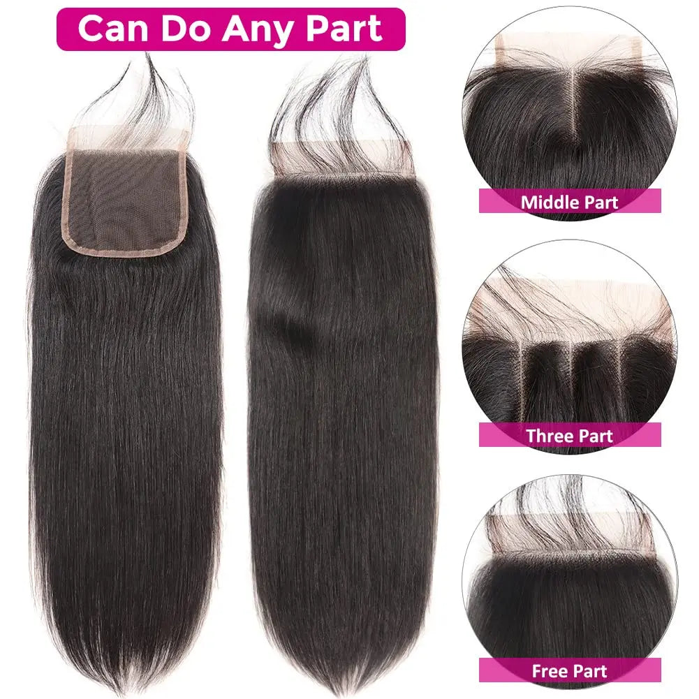 Lace Frontal 13x4 Cheveux Humains Brésiliens Solde Closure Cheveux Humain 4x4 Transparent Brésiliennes En Promotion 18 20 22 Pouce Cheveux Naturels Humains Femme En Promotion Livraison 3 Jours France