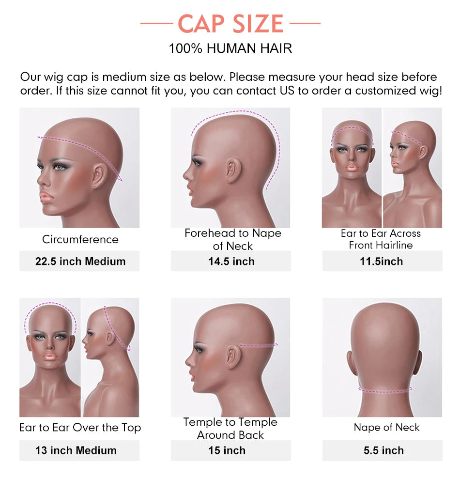 HD 13x4 brun rougeâtre vague de corps dentelle frontale perruques de cheveux humains vague d'eau brésilienne pré plumée 13x6 dentelle avant perruque pour les femmes