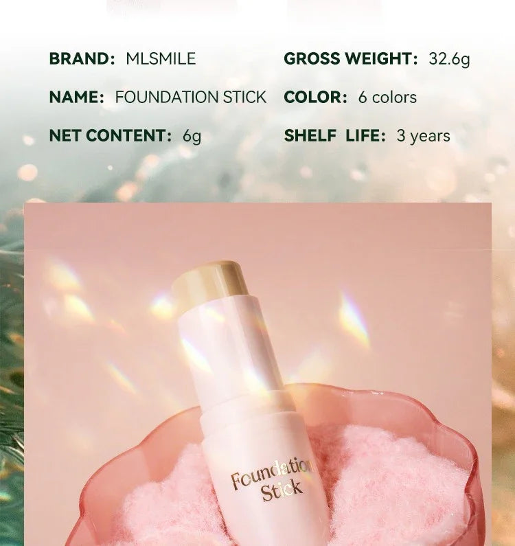 Fond de teint en bâton pour le visage, couverture complète, peau foncée, maquillage durable, contrôle de l'huile, correcteur, crème de Base, primaire naturel mat