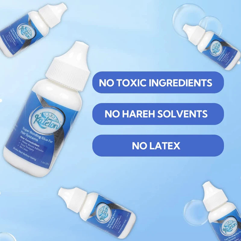 Colle pour perruque Lace Front Wig, tenue supplémentaire, étanche, 38ml, Super collage, pour bonnet de perruque, 1 pièce, outils de coiffure, 1.3Oz