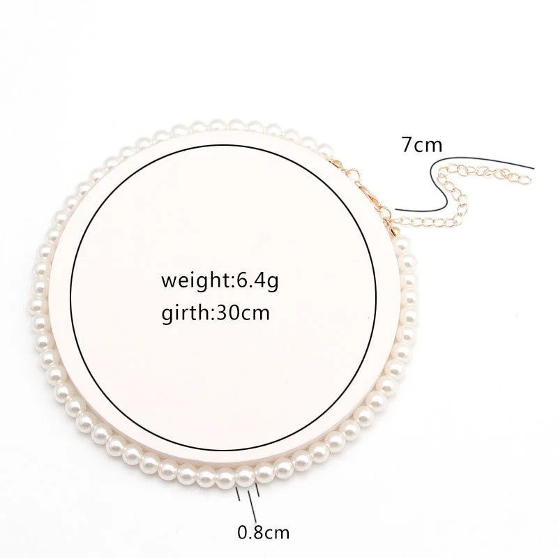 Collier ras du cou en perles blanches pour femme, bijou élégant de mariage, nouvelle collection, vente en gros, livraison directe