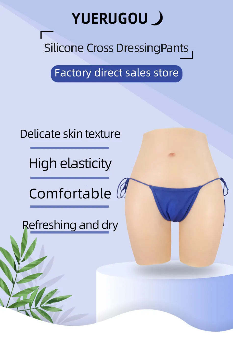 YUERUGOU Culotte vaginale réaliste en silicone pour transexuelle, pantalon de chatte Crossdresser, sexe Éltransgenre, faux sous-vêtements, élévateur de hanche, mise à niveau