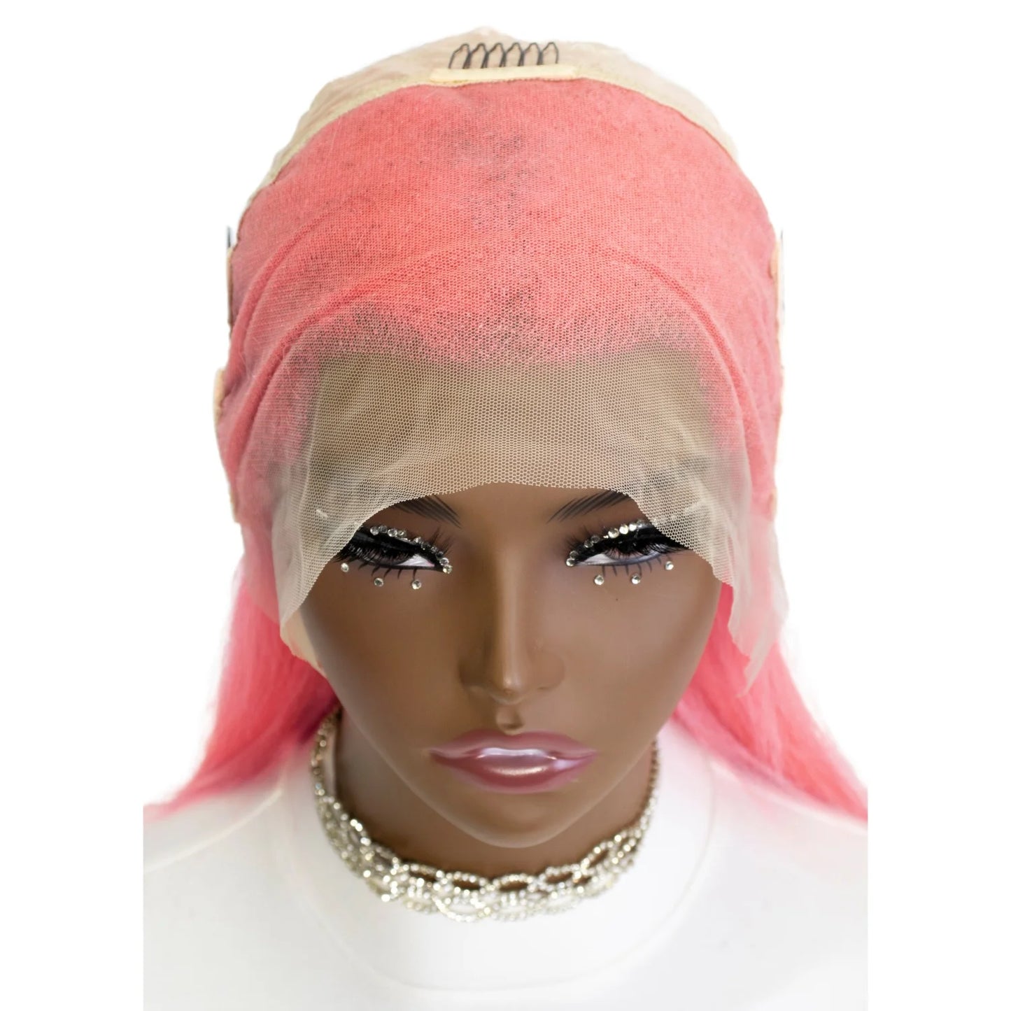 Cheveux humains Rose Rose droite Bob perruques pour femmes brésiliennes 13X4 dentelle avant perruques courtes dentelle frontale pré-plumée couleur Rose Bob perruque