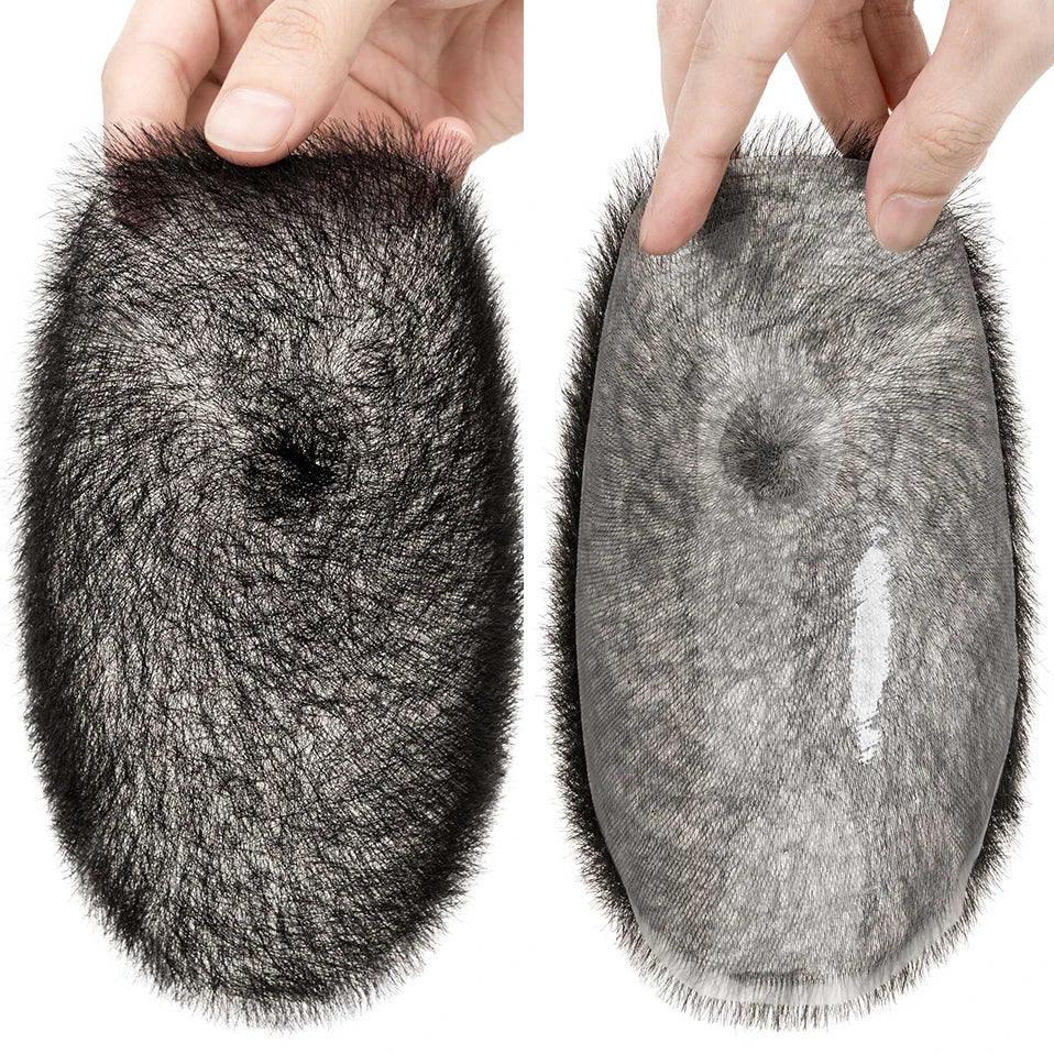 S-noilite américain Buzz coupe 11g hommes toupet cheveux perruque cheveux naturels humains mâle système de remplacement PU postiche Extensions invisibles