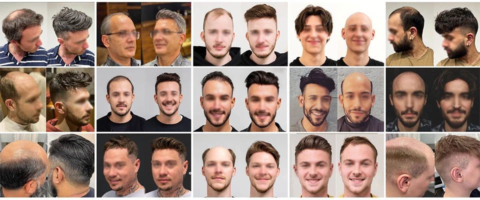 Perruque de cheveux humains en dentelle française avec PU pour homme, toupet confortable, vague naturelle, système de remplacement, prothèse capillaire masculine durable