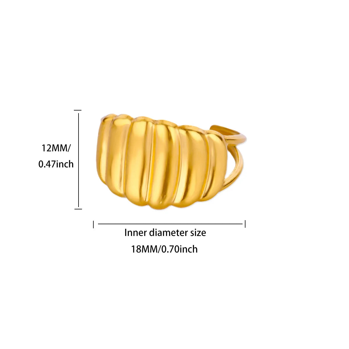 Bagues à fleurs délicates en acier inoxydable pour femmes, couleur or, à la mode, élégantes, polyvalentes, larges, bijoux à usage quotidien