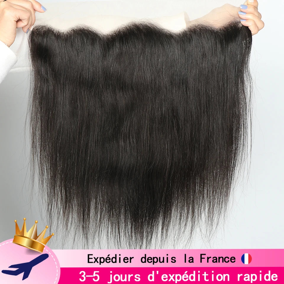 Lace Frontal 13x4 Cheveux Humains Brésiliens Solde Closure Cheveux Humain 4x4 Transparent Brésiliennes En Promotion 18 20 22 Pouce Cheveux Naturels Humains Femme En Promotion Livraison 3 Jours France