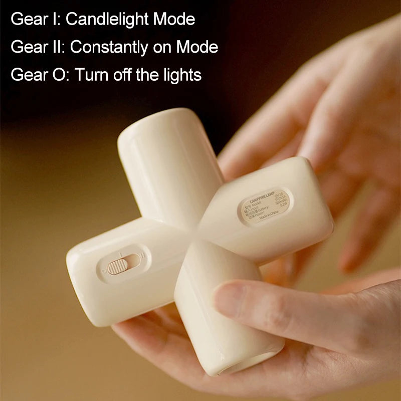 LED flamme feu ampoule lampe de Table de chevet effet cheminée éclairage d'ambiance pour chambre décor à la maison hôtel Bar fête veilleuses