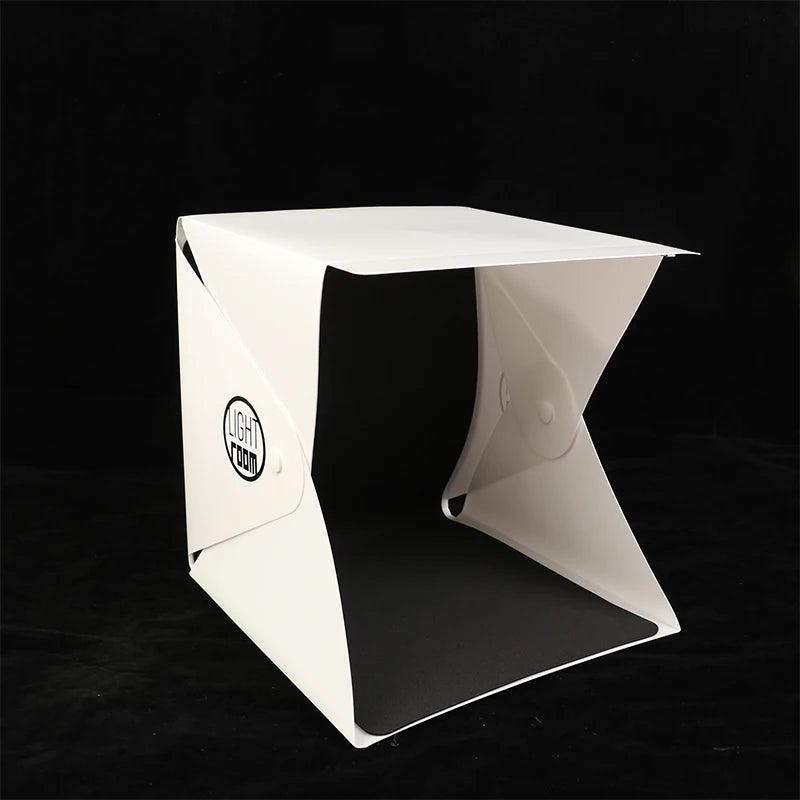 Photographie lumière LED salle Photo Studio lumière tente boîte souple décors Photobox pour appareil Photo DSLR 22CM Portable pliable Lightbox