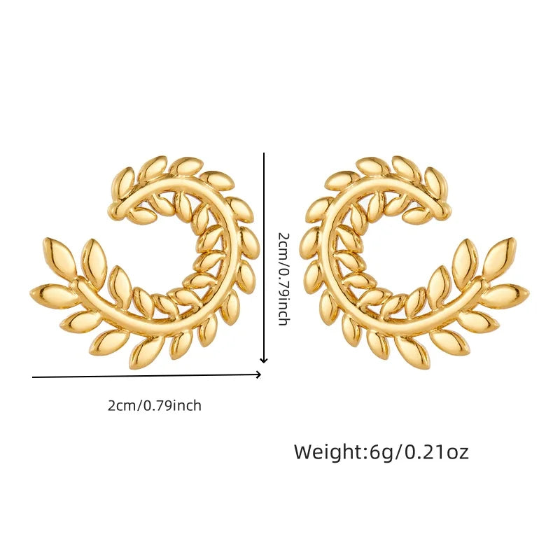 DIEYURO 316L acier inoxydable amour perle ronde carré en forme d'éventail conception irrégulière boucles d'oreilles femmes nouvelle tendance oreille bijoux cadeau fête