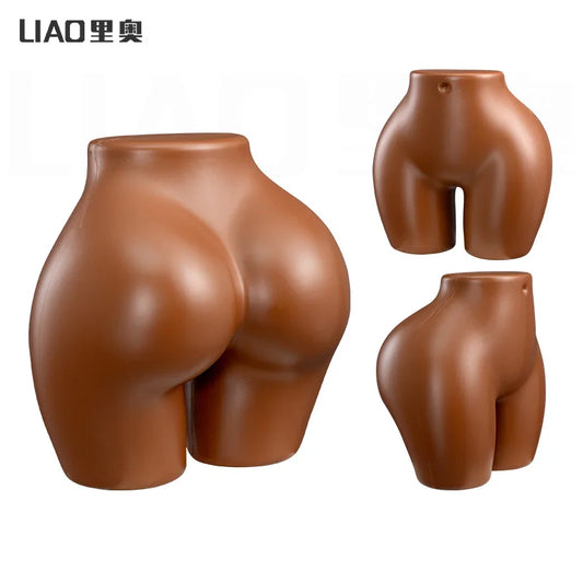 Brésilien BBL gros hanches corps féminin Mannequin torse africain grande taille fesses femmes factice en plastique pour sous-vêtements et vêtements affichage