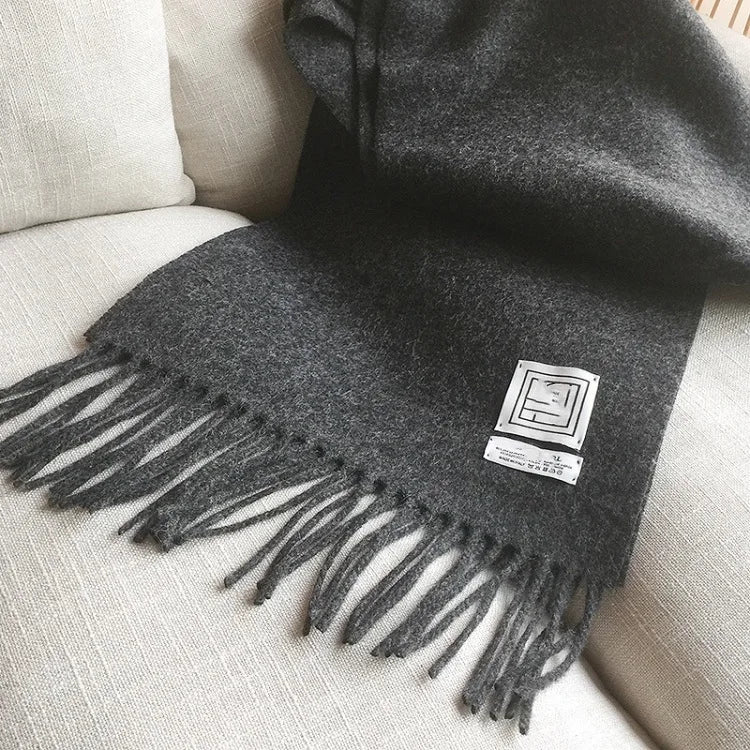 Écharpe en cachemire pour femmes, couverture épaisse et chaude d'hiver, marque de luxe, enveloppant châle, Bufanda Poncho Pashmina