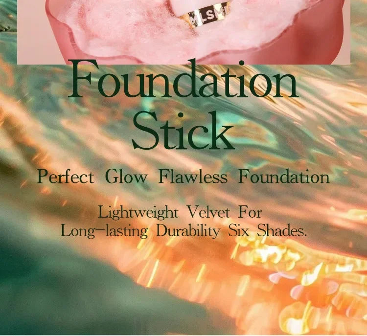 Fond de teint en bâton pour le visage, couverture complète, peau foncée, maquillage durable, contrôle de l'huile, correcteur, crème de Base, primaire naturel mat