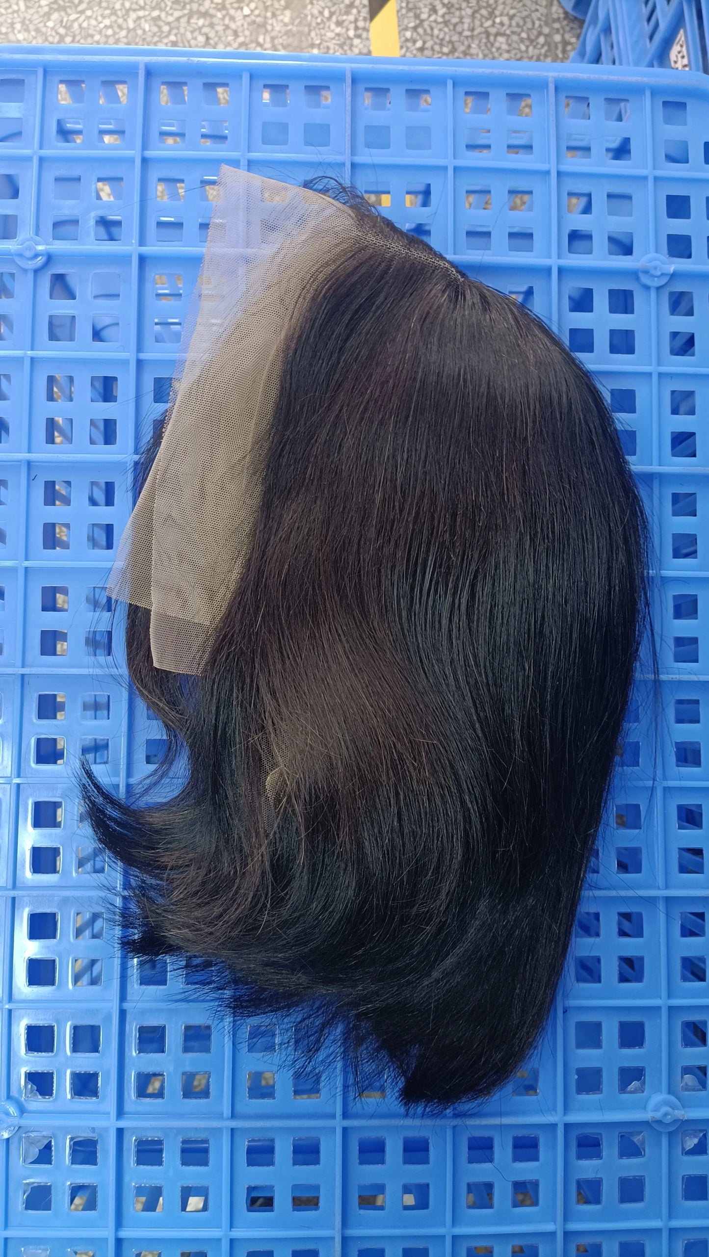 Perruques Bob de cheveux humains brésiliens sans colle HD perruque avant en dentelle sans colle os court perruque frontale en dentelle droite prête à porter 250 densité