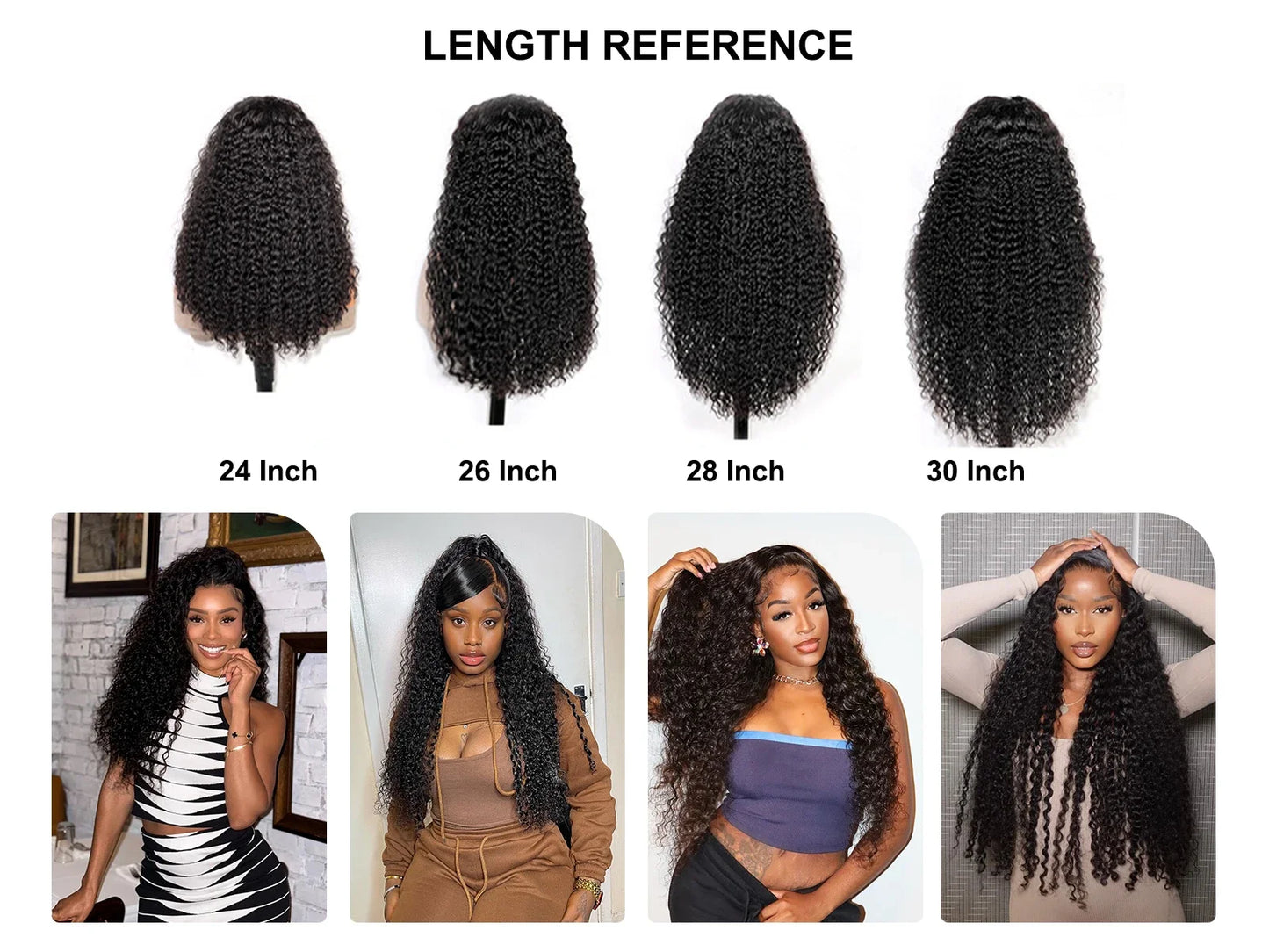 Perruque Lace Frontal Wig naturelle bouclée, cheveux humains, Deep Wave, Transparent HD, 5x5, sans colle, pre-plucked, 13x6, eau, 30 40 pouces