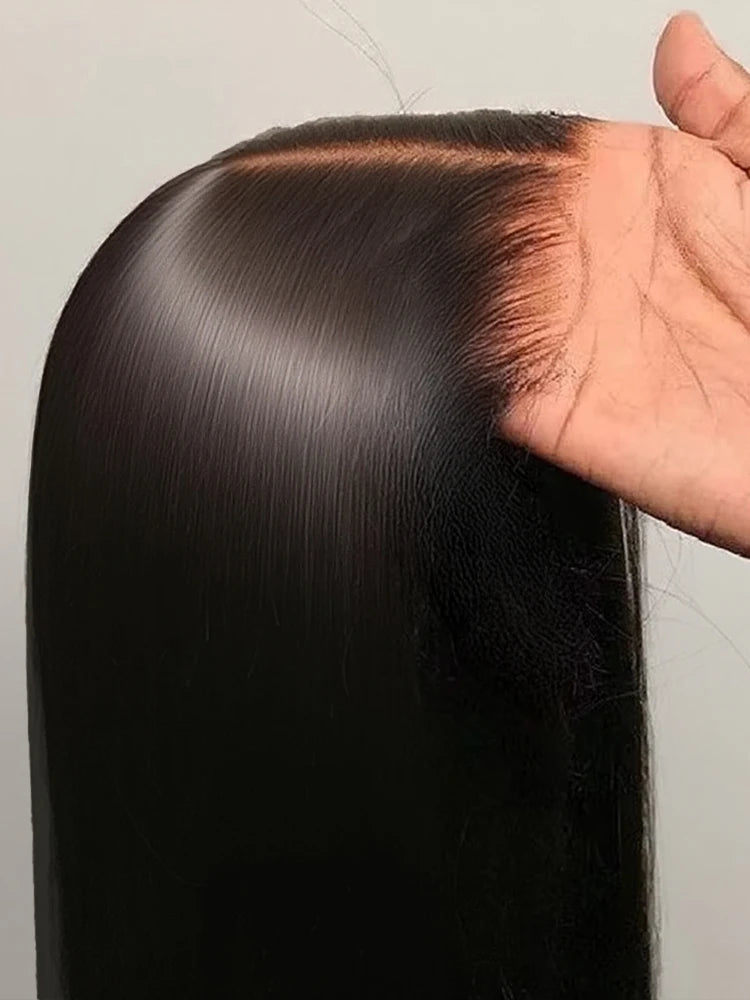 300% densité Wear and Go 7x5 perruque sans colle cheveux humains pré-coupé prêt à porter 13x6 dentelle avant perruque droite perruque de cheveux humains pour les femmes