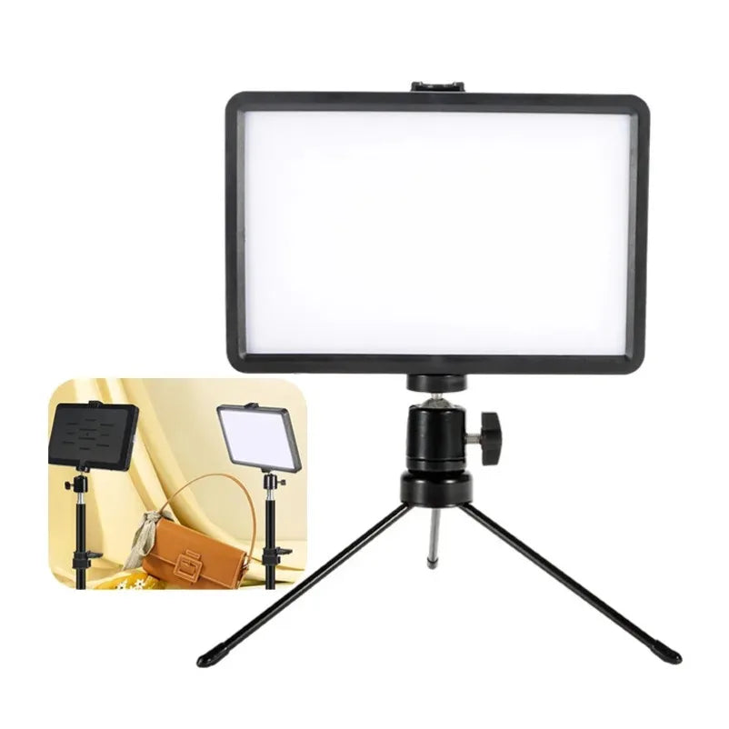 VIKEFON 3000K-6000K LED photographie vidéo panneau lumineux éclairage Photo Studio lampe Kit pour tirer en direct Youbube RGB filtre
