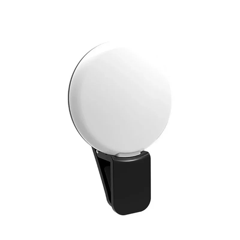 Anneau lumineux LED pour Selfie, pour téléphone Portable, Mini, Durable, pratique, trois arrêts de gradation, Clip de photographie, lumière de remplissage