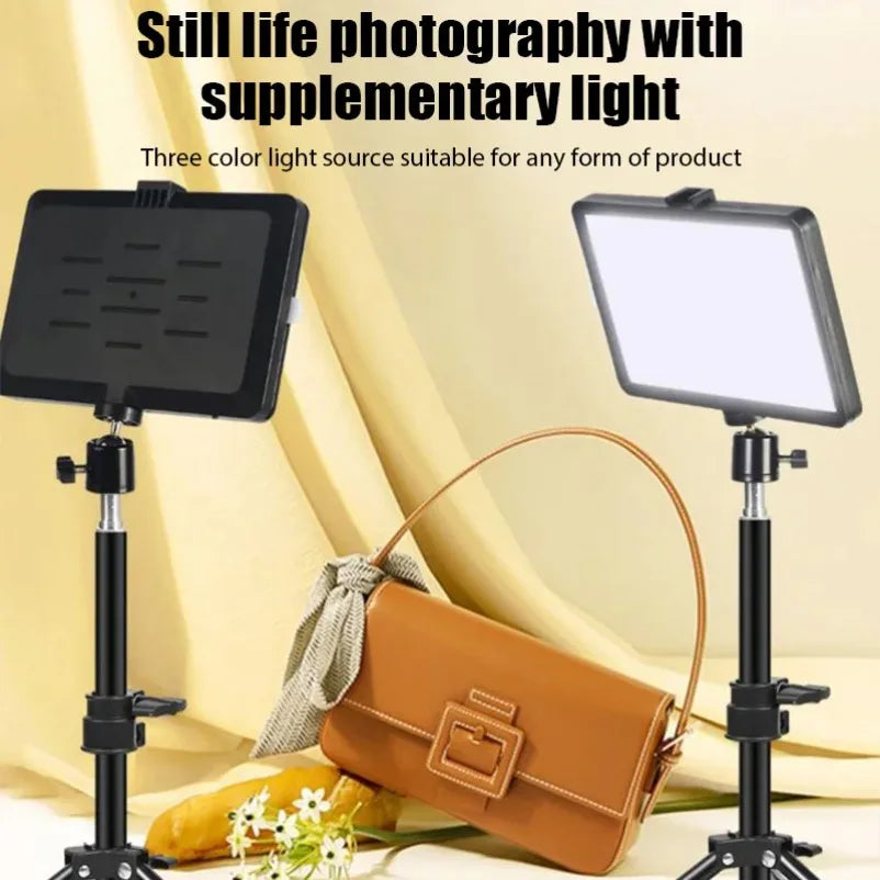 VIKEFON 3000K-6000K LED photographie vidéo panneau lumineux éclairage Photo Studio lampe Kit pour tirer en direct Youbube RGB filtre