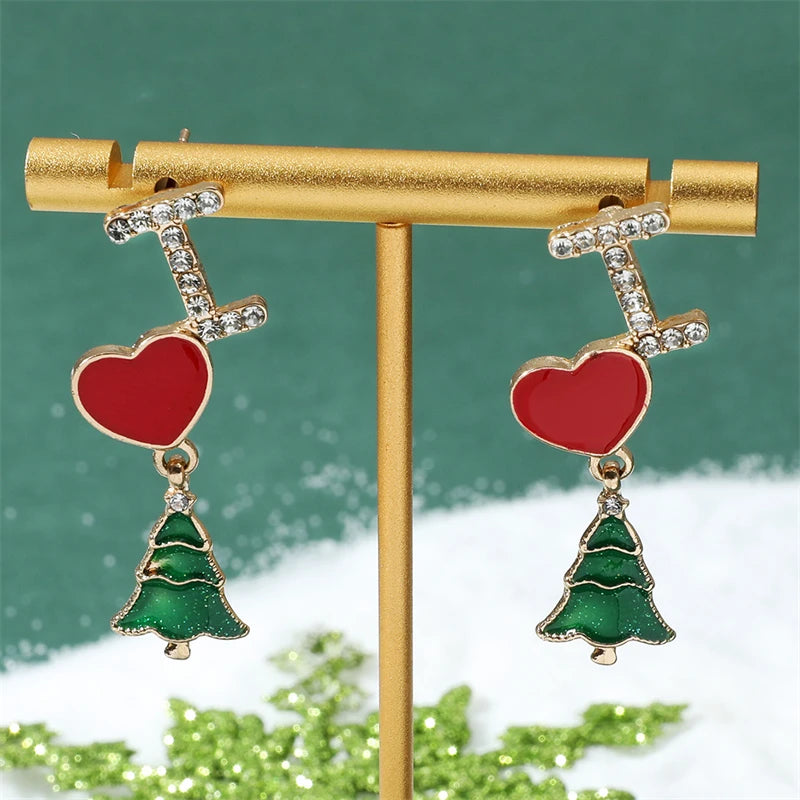 Boucles d'oreilles pendantes en Imitation de perles pour femmes, élégantes, flocon de neige, cloche délicate, boîte-cadeau, boule de fourrure, clou pour filles, accessoire de bijoux de fête