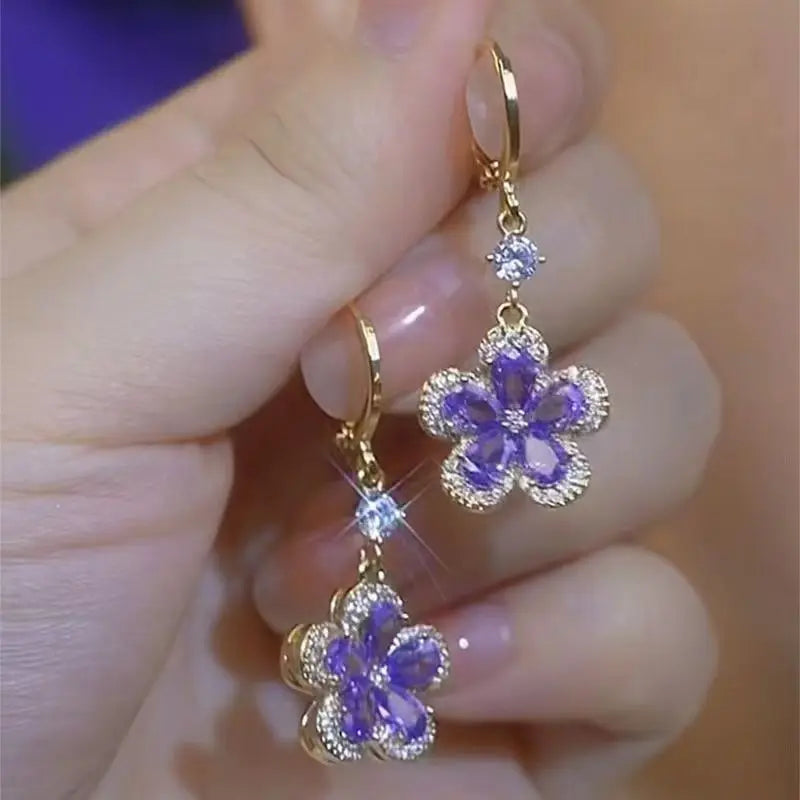 Boucles d'oreilles en forme d'étoile et de strass pour femmes, petites et simples, à la mode, Punk, croix, lune, soleil, bijoux de fête, vente en gros