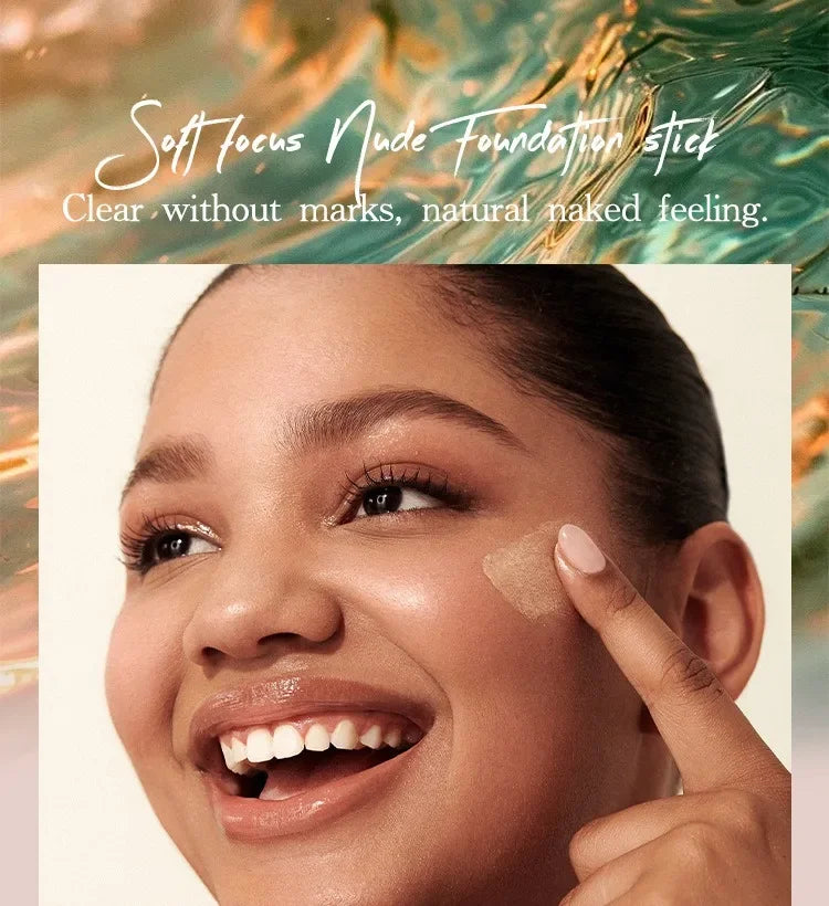 Fond de teint en bâton pour le visage, couverture complète, peau foncée, maquillage durable, contrôle de l'huile, correcteur, crème de Base, primaire naturel mat