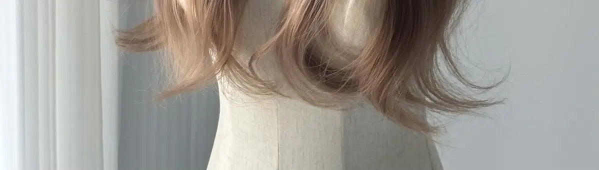 Perruque Lace Front Wig synthétique Blonde Champagne, corps Long, perruques brunes ondulées pour usage quotidien, bandeau Lolita Cosplay 가Perruque Femme