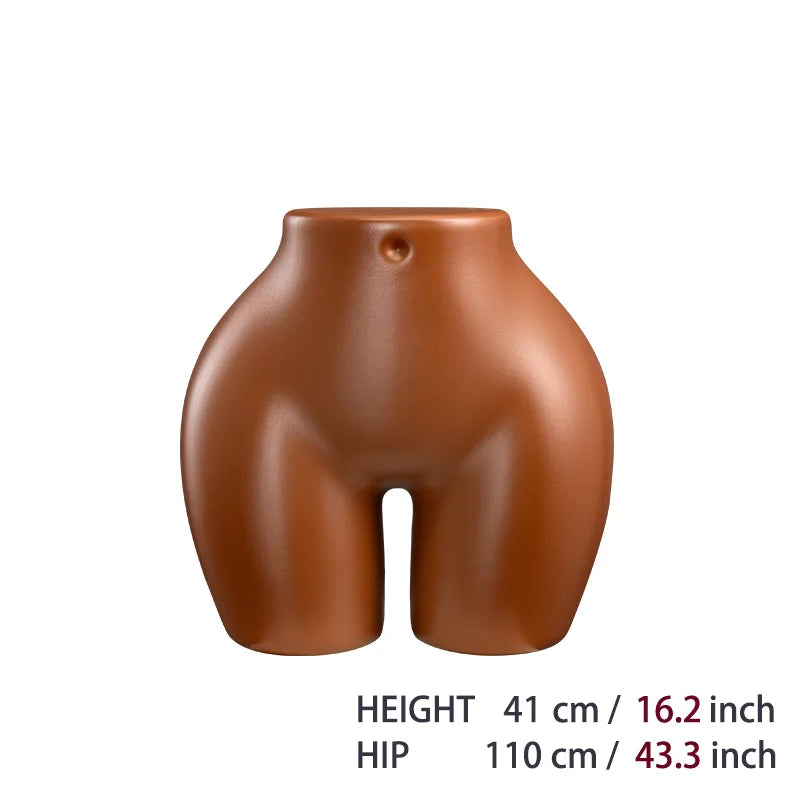 Brésilien BBL gros hanches corps féminin Mannequin torse africain grande taille fesses femmes factice en plastique pour sous-vêtements et vêtements affichage