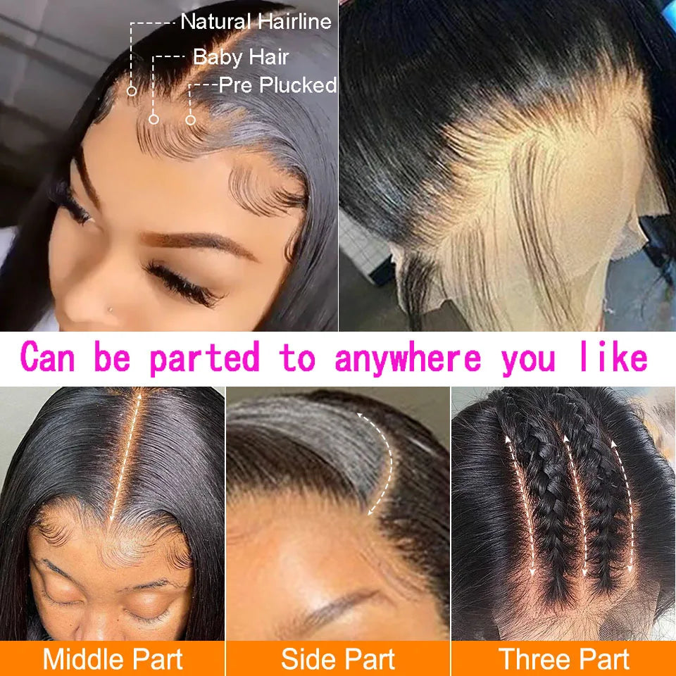 Lace Frontal 13x4 Cheveux Humains Brésiliens Solde Closure Cheveux Humain 4x4 Transparent Brésiliennes En Promotion 18 20 22 Pouce Cheveux Naturels Humains Femme En Promotion Livraison 3 Jours France