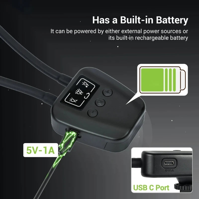 Lumière remplissage pour appareil photo, bras lumière LED réglable réglable pour appareil photo DSLR, Macro faciles