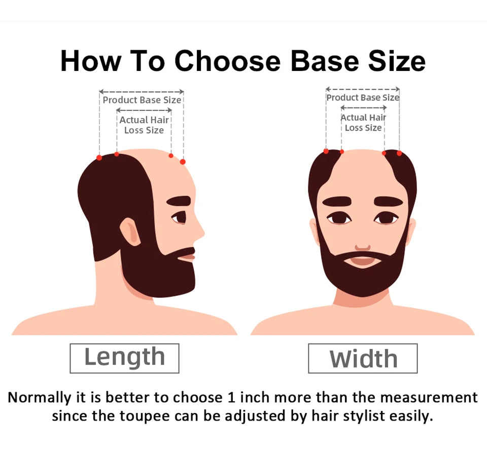 Perruque de cheveux humains en dentelle française avec PU pour homme, toupet confortable, vague naturelle, système de remplacement, prothèse capillaire masculine durable