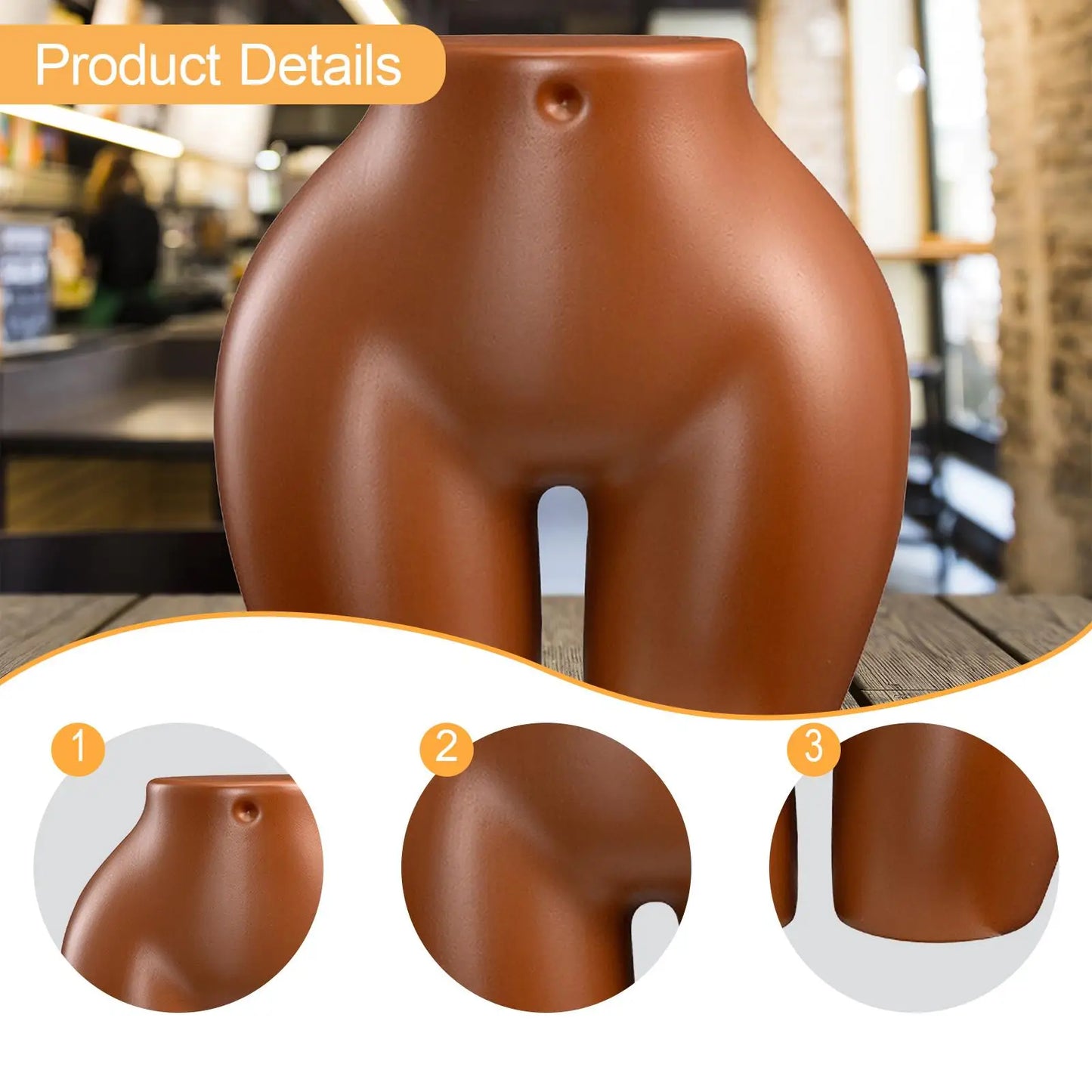 Mannequin de culotte, décoration créative, Support de fournitures, Support de sous-vêtements, modèle présentoir de hanche pour Lingerie, spectacles artisanaux, vente au détail