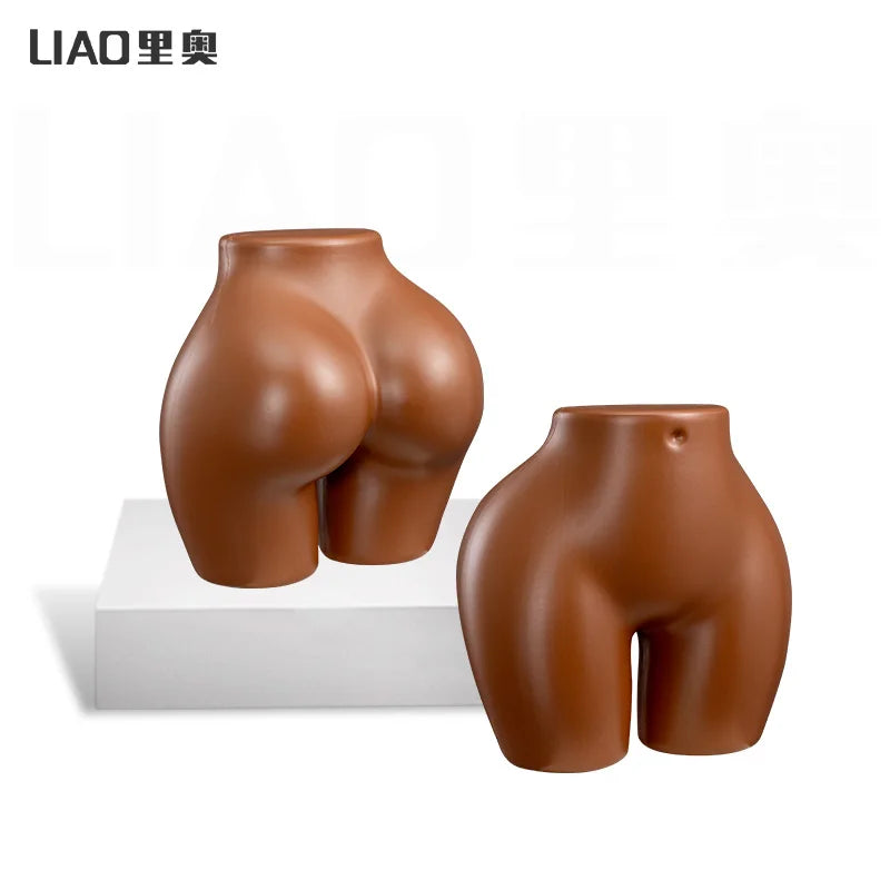 Brésilien BBL gros hanches corps féminin Mannequin torse africain grande taille fesses femmes factice en plastique pour sous-vêtements et vêtements affichage