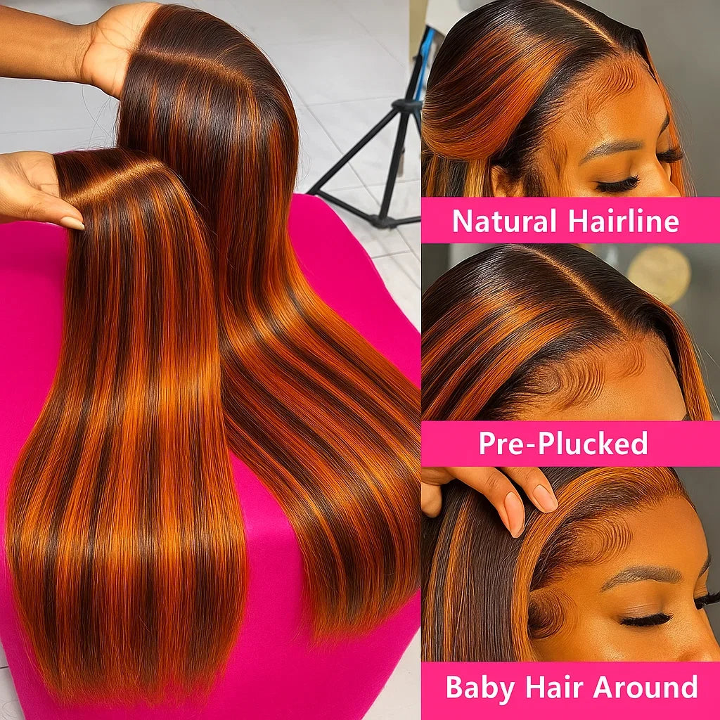 Perruque Bob de luxe en cheveux humains brésiliens – Go Sans Colle, ligne de cheveux pré-plumée, effet salon garanti