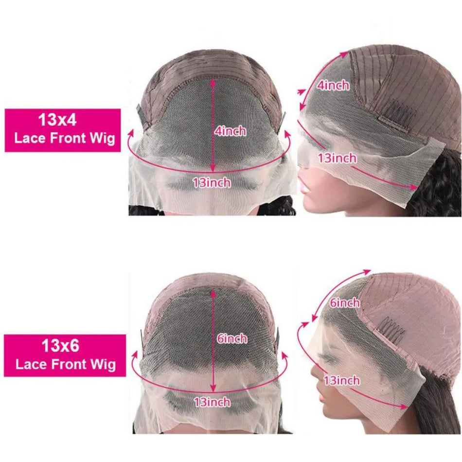 13X6 Hd dentelle frontale perruque chocolat brun perruques de cheveux humains vague de corps dentelle avant perruques pré plumé brésilien pour les femmes noires 30 pouces