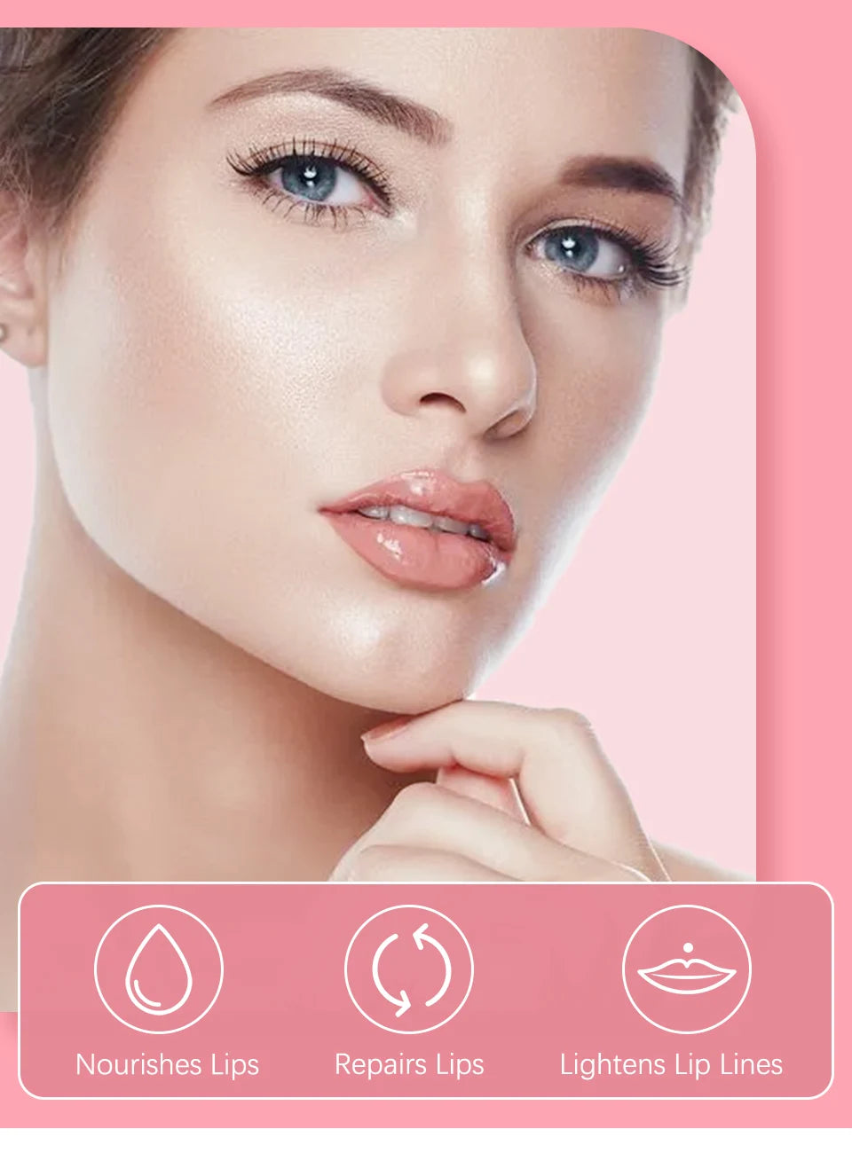 Baume Hydratant à l'Huile de Jules Originale, Brcorporelle de Soin des Lèvres, Renetitnt pour les Lèvres Repulpantes, Exexexpiantes, Roses Repulpantes