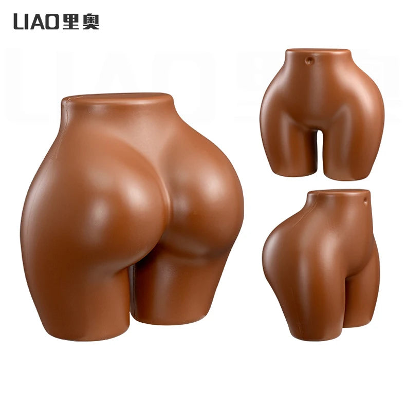 Brésilien BBL gros hanches corps féminin Mannequin torse africain grande taille fesses femmes factice en plastique pour sous-vêtements et vêtements affichage