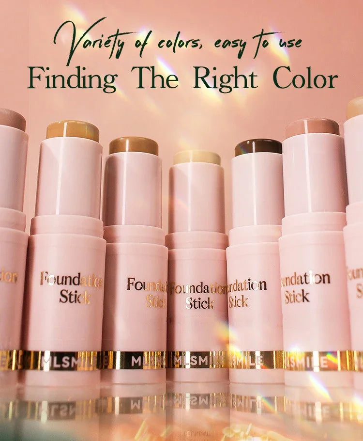 Fond de teint en bâton pour le visage, couverture complète, peau foncée, maquillage durable, contrôle de l'huile, correcteur, crème de Base, primaire naturel mat
