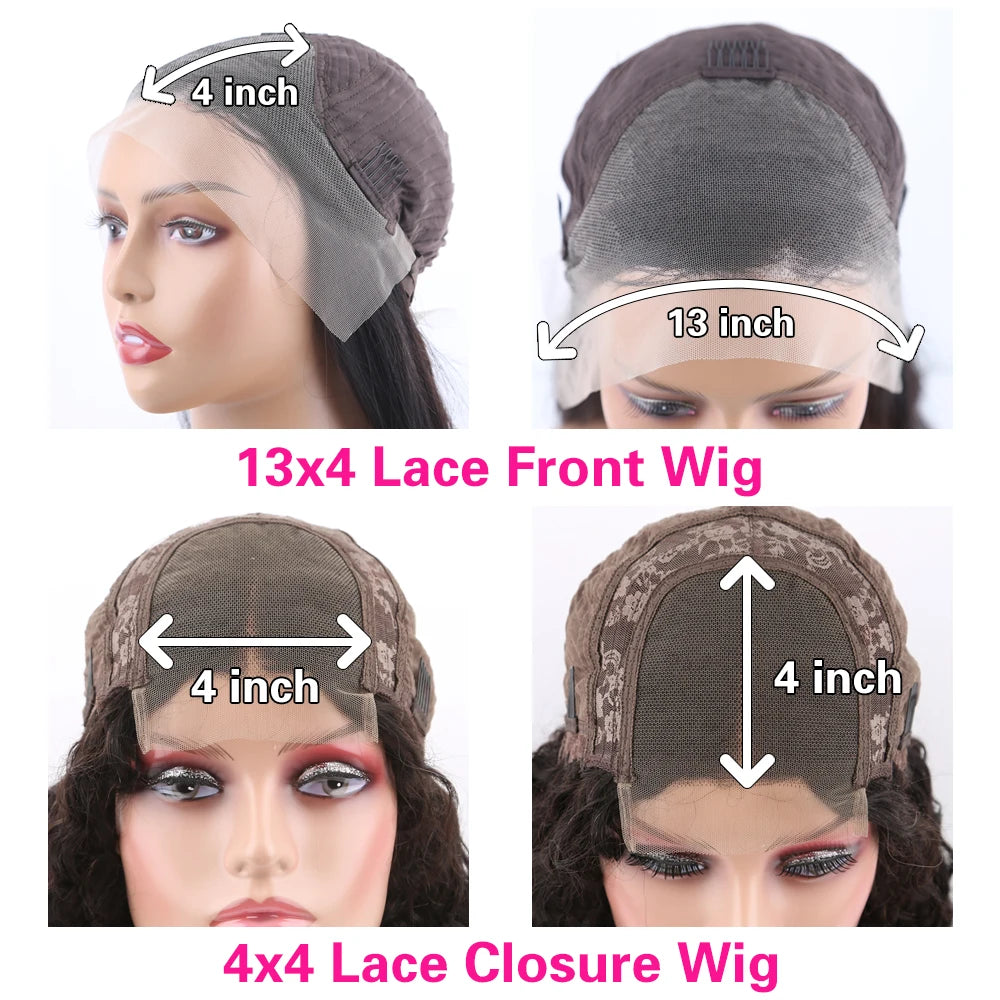 Perruque Bob courte transparente dentelle frontale perruques cheveux humains 100% droite Bob perruques pré plumées 13x4 dentelle avant perruques pour les femmes noires